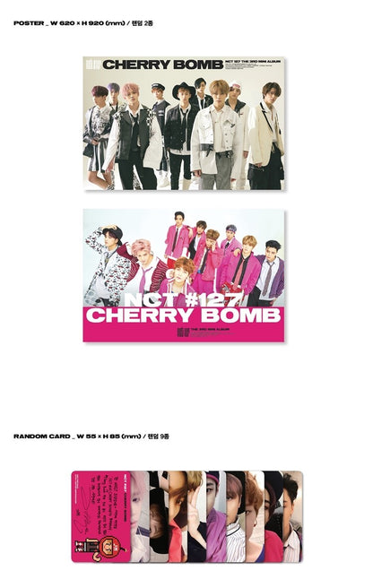NCT 127 Mini Album Vol. 2 - CHERRY BOMB (Reprint)