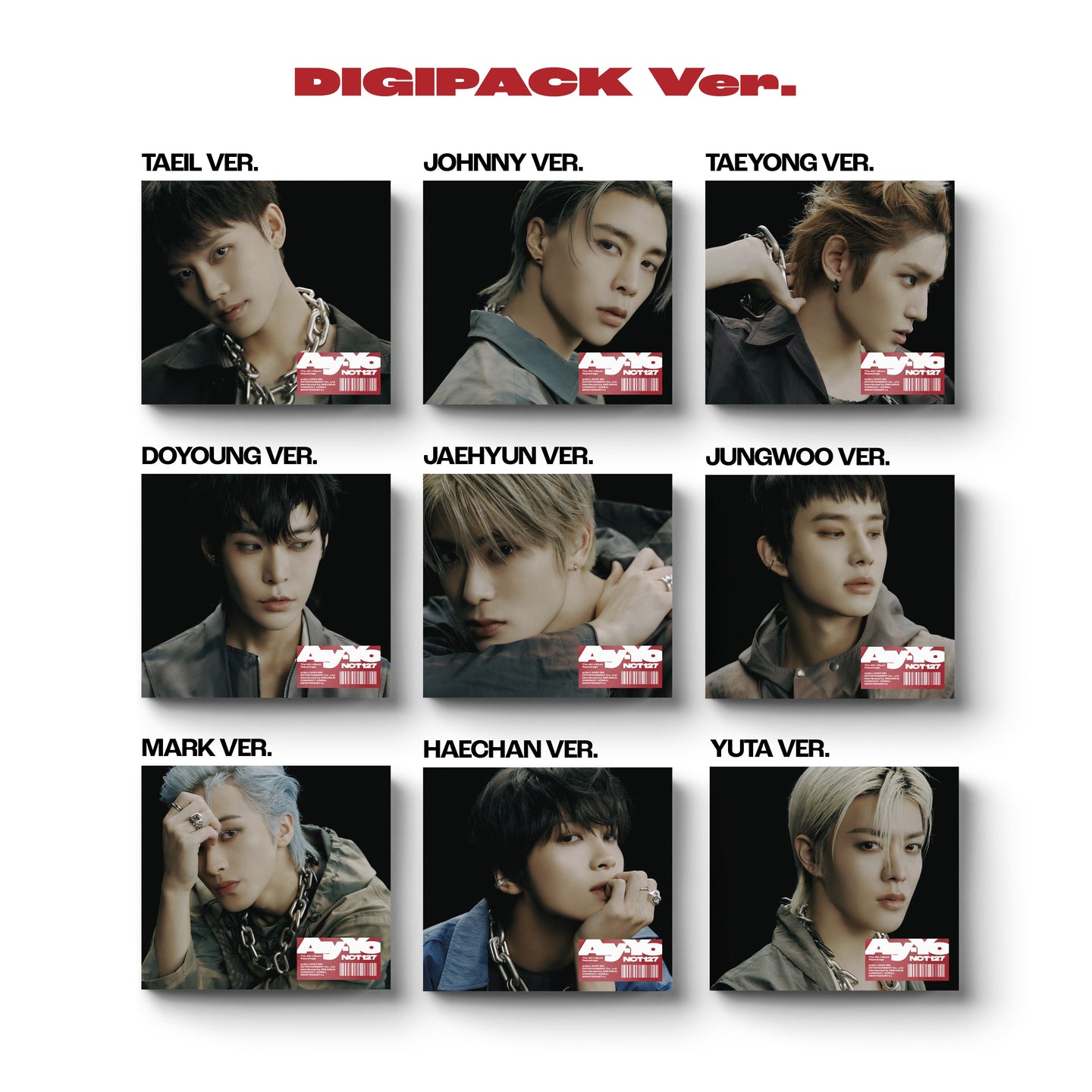 NCT 127 Album Vol. 4 (Repackage) - Ay-Yo (Digipack Ver.) (Random)
