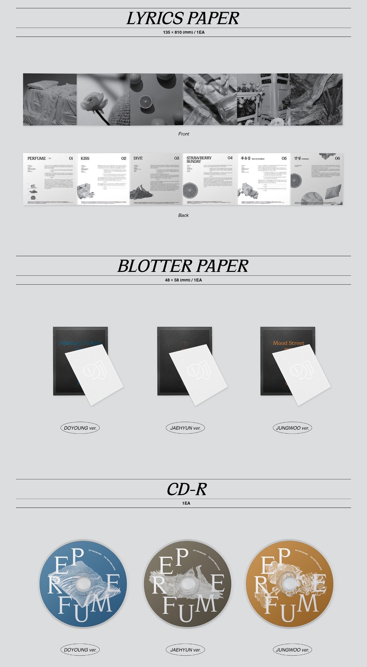 NCT DOJAEJUNG Mini Album Vol. 1 - Perfume (Box Ver.) (Random)