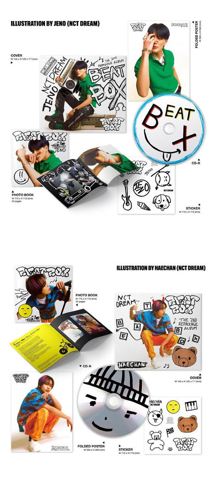 NCT DREAM Album Vol. 2 (Repackage) - Beatbox (Digipack Ver.) (Random)