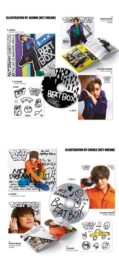 NCT DREAM Album Vol. 2 (Repackage) - Beatbox (Digipack Ver.) (Random)