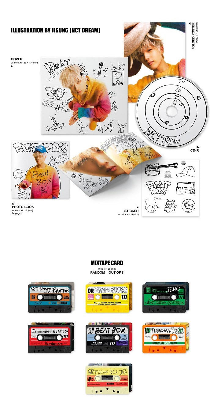 NCT DREAM Album Vol. 2 (Repackage) - Beatbox (Digipack Ver.) (Random)