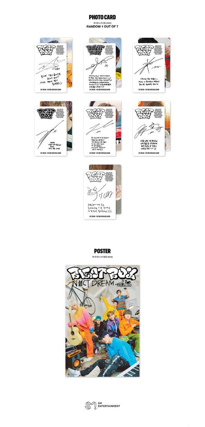 NCT DREAM Album Vol. 2 (Repackage) - Beatbox (Digipack Ver.) (Random)