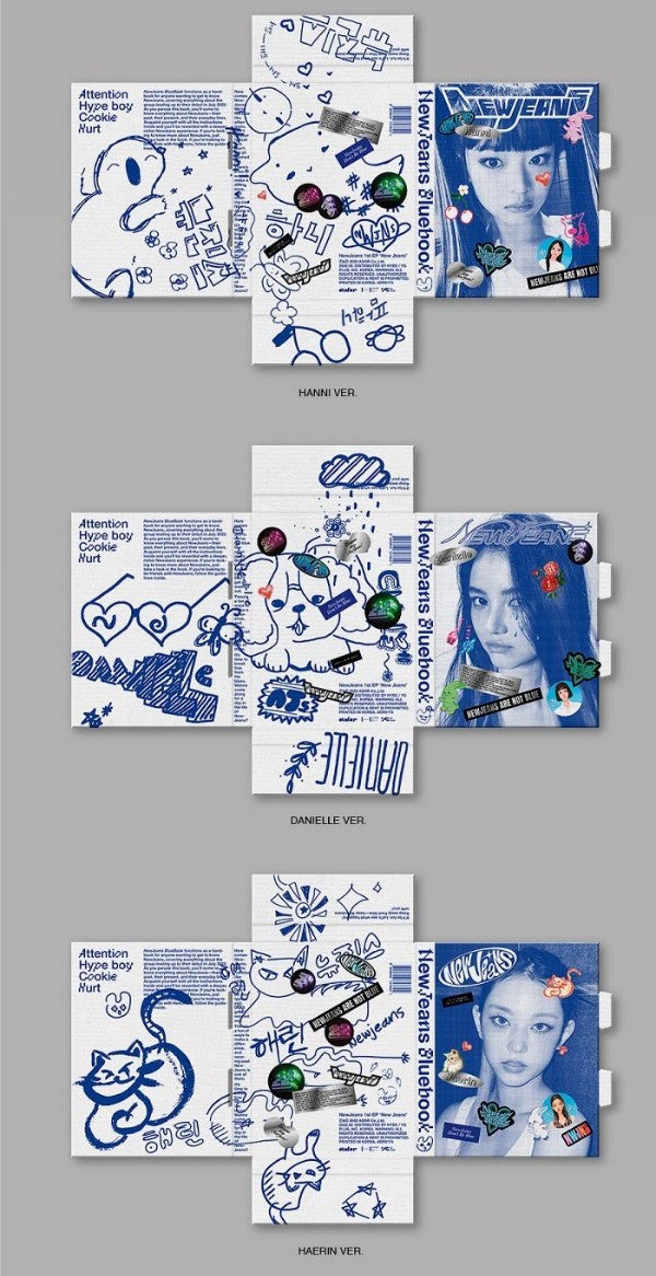 NewJeans 1st EP - New Jeans (Bluebook Ver.) (Random) – K-Pop Stop NZ