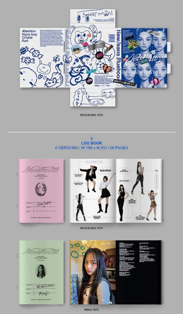 NewJeans 1st EP - New Jeans (Bluebook Ver.) (Random) – K-Pop Stop NZ