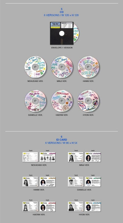 NewJeans 1st EP - New Jeans (Bluebook Ver.) (Random)