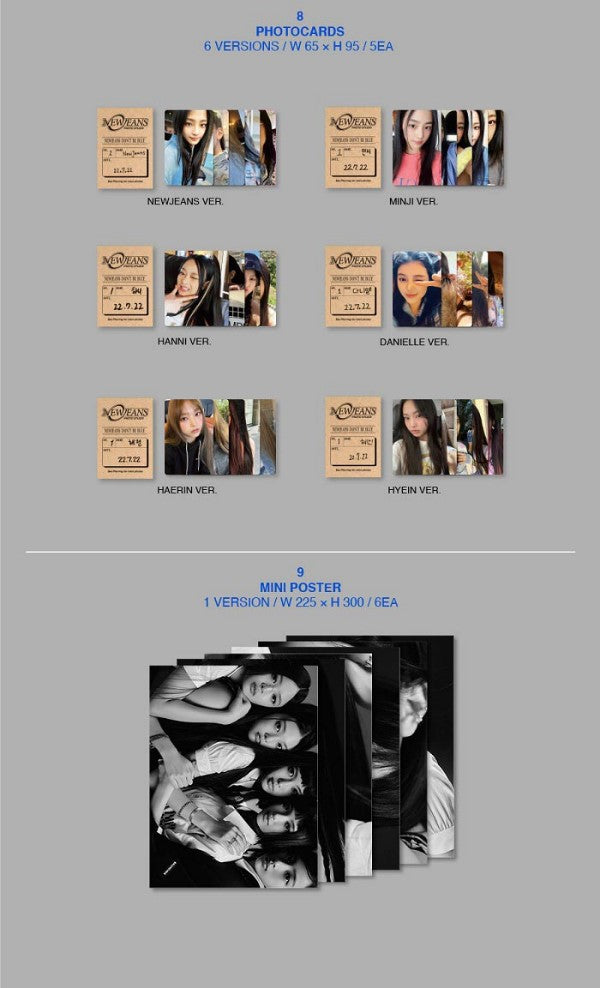 NewJeans 1st EP - New Jeans (Bluebook Ver.) (Random) – K-Pop Stop NZ