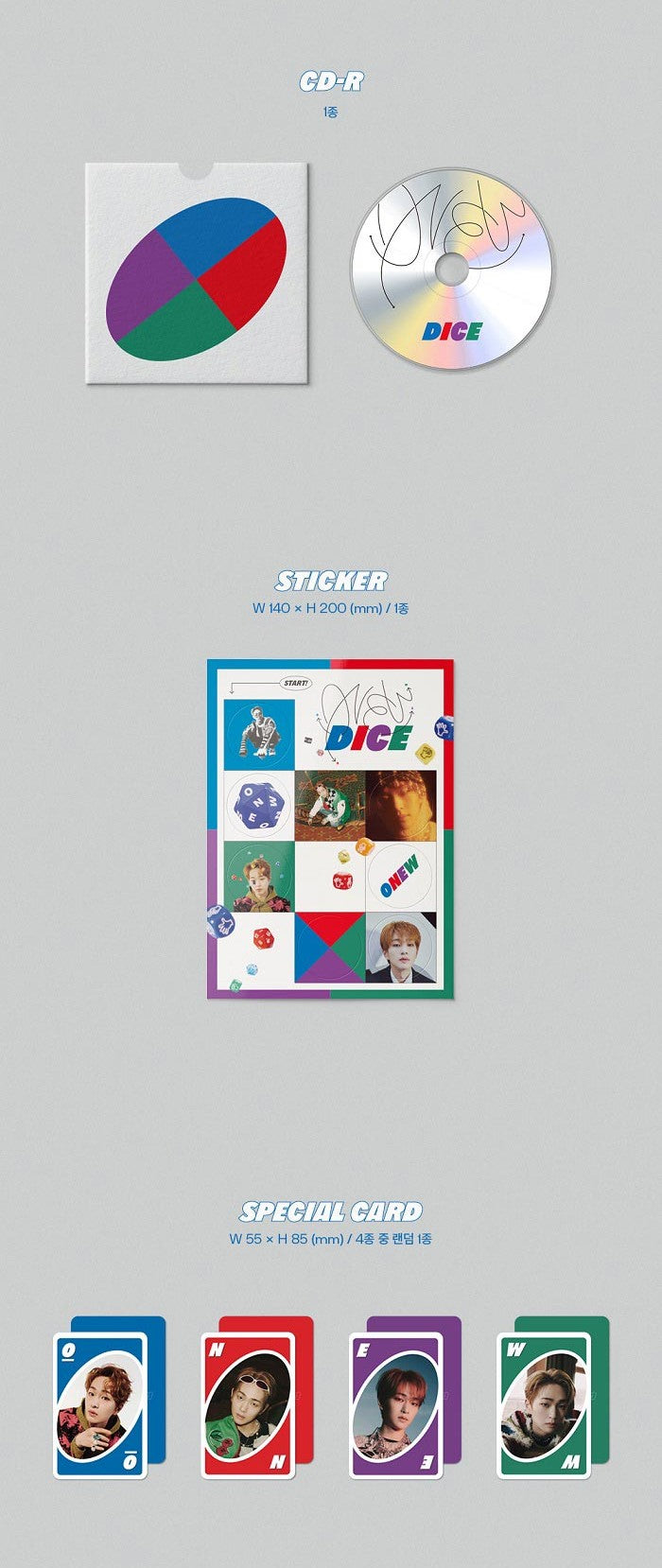 ONEW Mini Album Vol. 2 - DICE (Photobook Ver.) (Random)