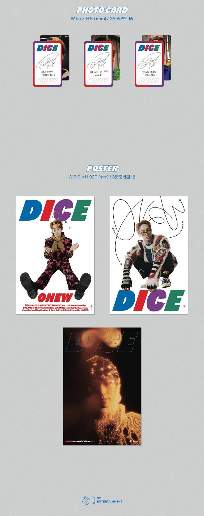 ONEW Mini Album Vol. 2 - DICE (Photobook Ver.) (Random)