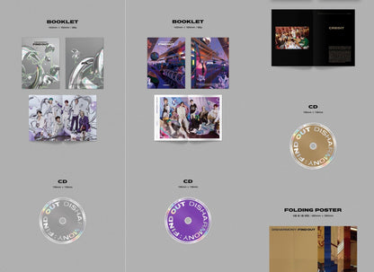 P1Harmony Mini Album Vol. 3 - DISHARMONY : FIND OUT (Random)