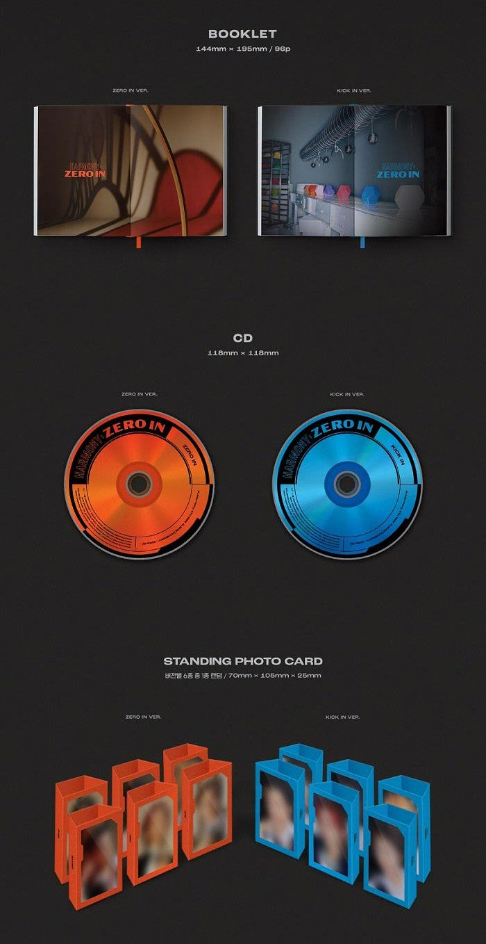 P1Harmony Mini Album Vol. 4 - HARMONY : ZERO IN (Random)