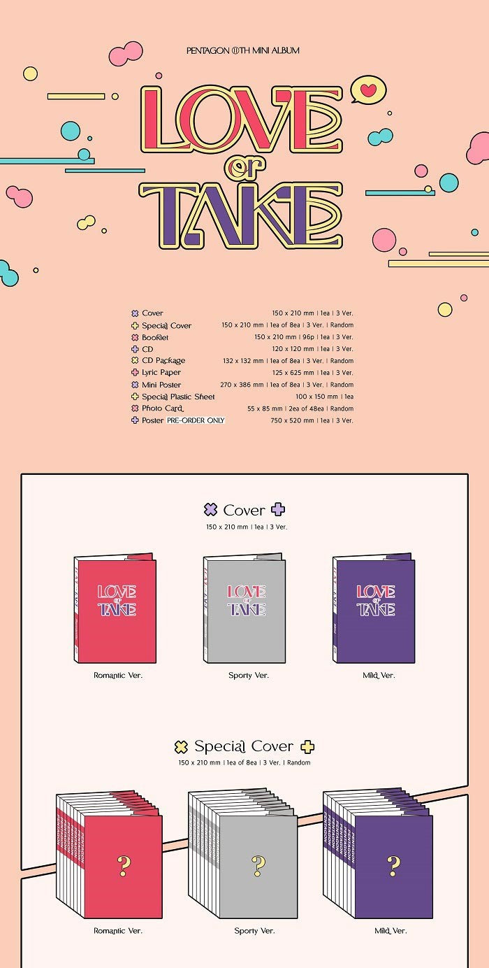 PENTAGON Mini Album Vol. 11 - LOVE or TAKE
