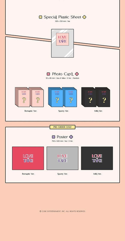 PENTAGON Mini Album Vol. 11 - LOVE or TAKE