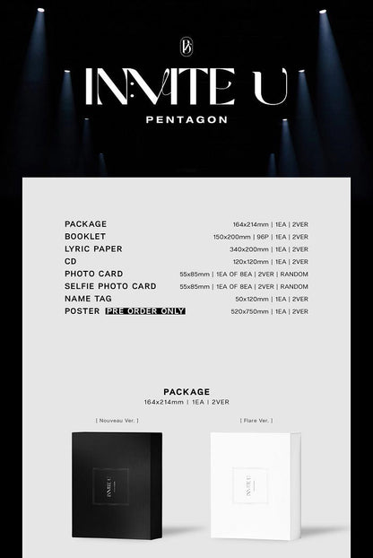 PENTAGON Mini Album Vol. 12 - IN:VITE U