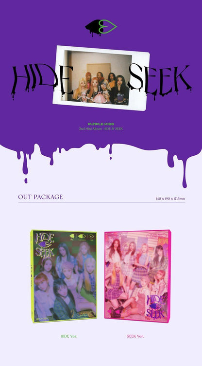 PURPLE KISS Mini Album Vol. 2 - HIDE & SEEK (Random Ver.)