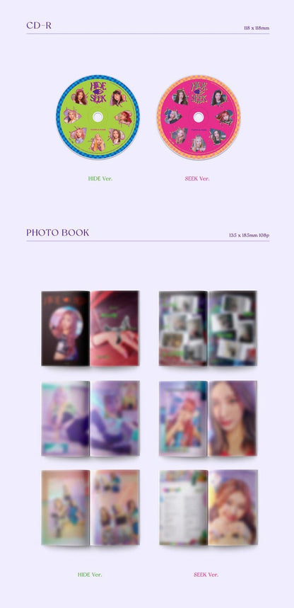 PURPLE KISS Mini Album Vol. 2 - HIDE & SEEK (Random Ver.)