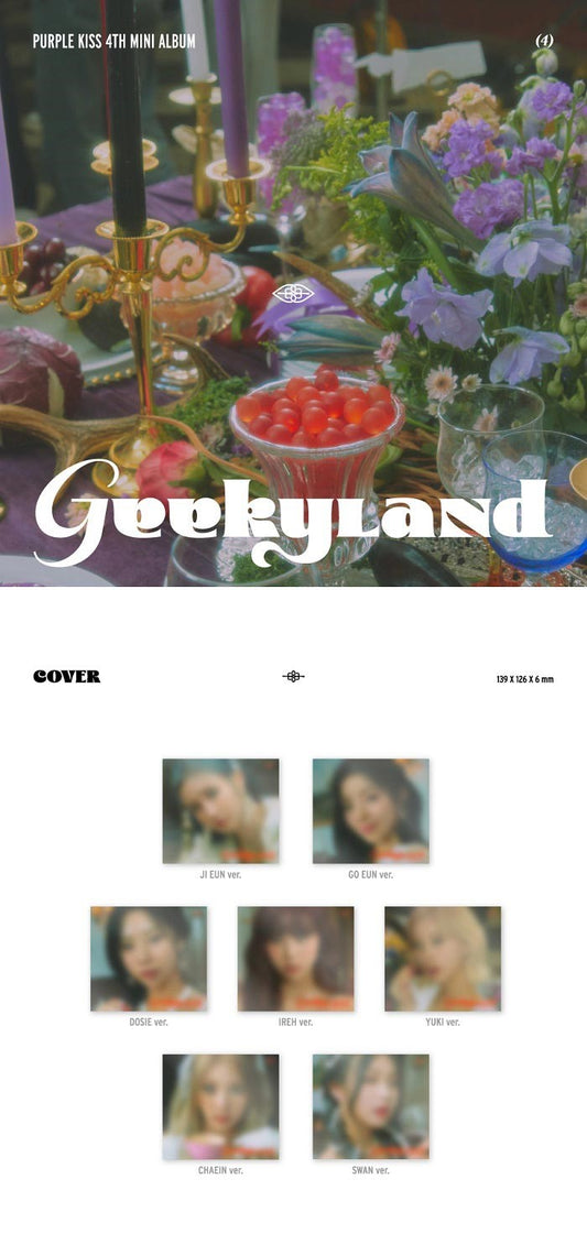 PURPLE KISS Mini Album Vol. 4 - Geekyland (Digipack Ver.) (Random)