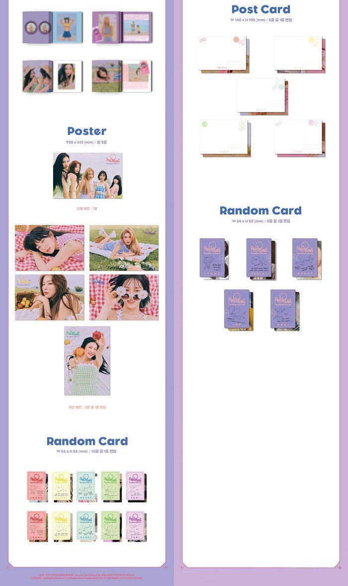 Red Velvet Mini Album - 'The ReVe Festival' Day 2 (Random) – K-Pop