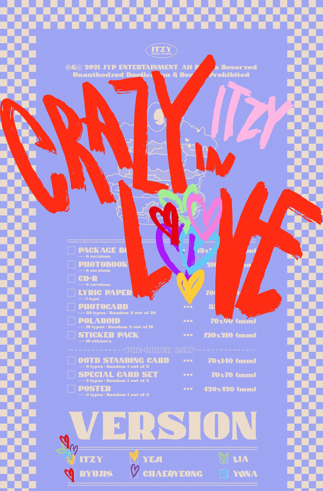 ITZY Album Vol. 1 - CRAZY IN LOVE (Random)