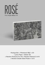 Load image into Gallery viewer, Rosé First Single Album -R-
