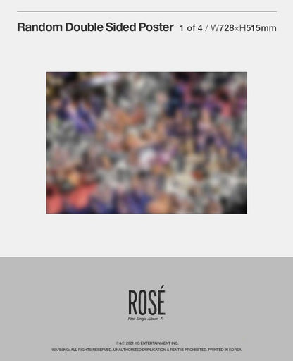Rosé First Single Album -R-