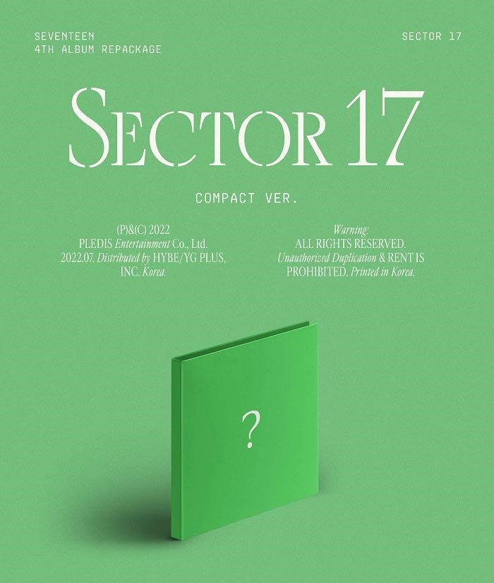 Seventeen Album Vol. 4 (Repackage) - SECTOR 17 (COMPACT Ver.) (Random)