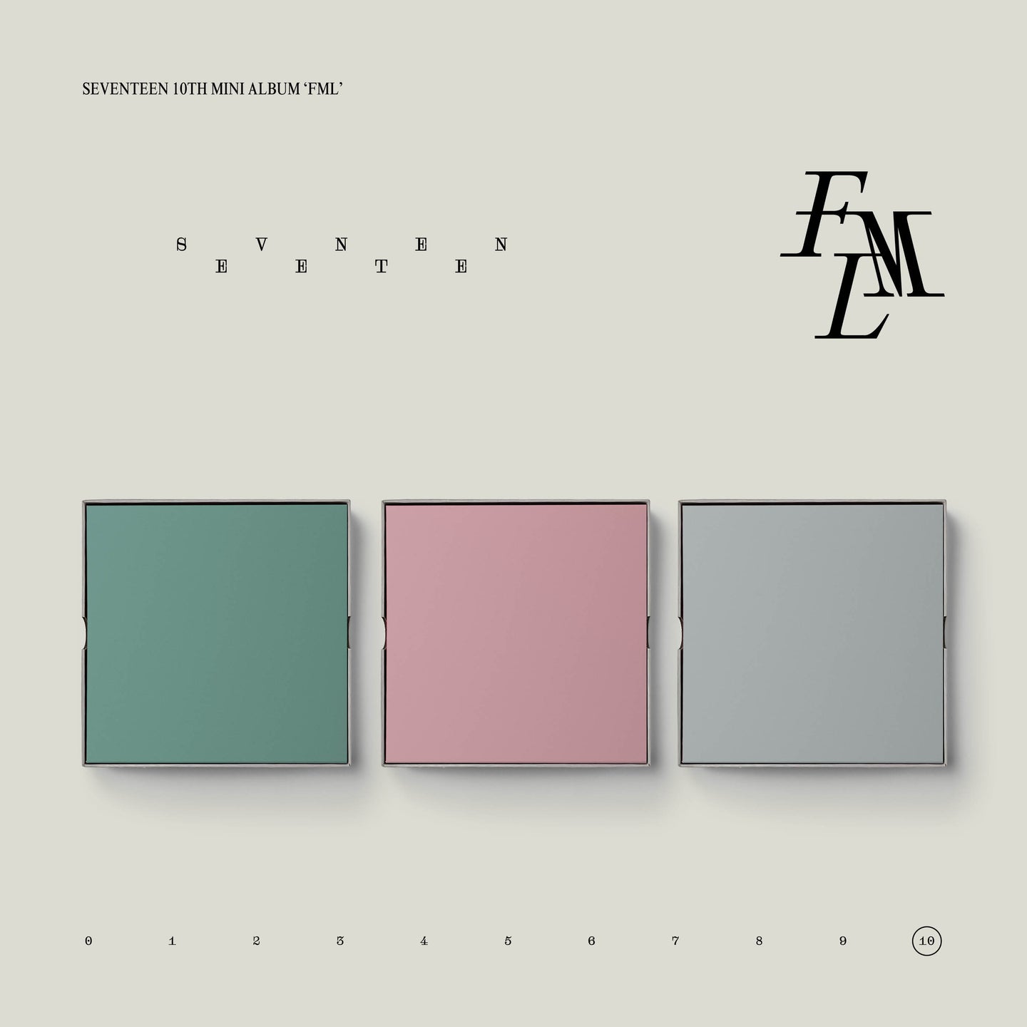 Seventeen Mini Album Vol. 10 - FML (Random)