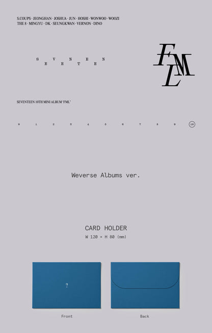 Seventeen Mini Album Vol. 10 - FML (Weverse Albums Ver.)