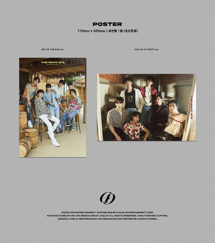 SF9 Mini Album Vol. 11 - THE WAVE OF9