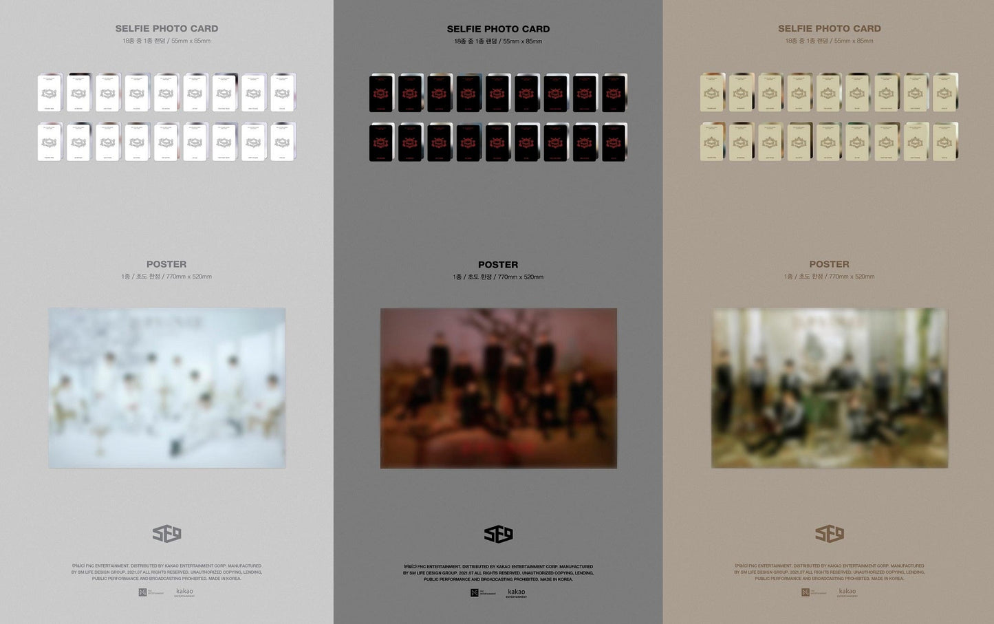 SF9 Mini Album Vol. 9 - TURN OVER (Normal Ver.) (Random)