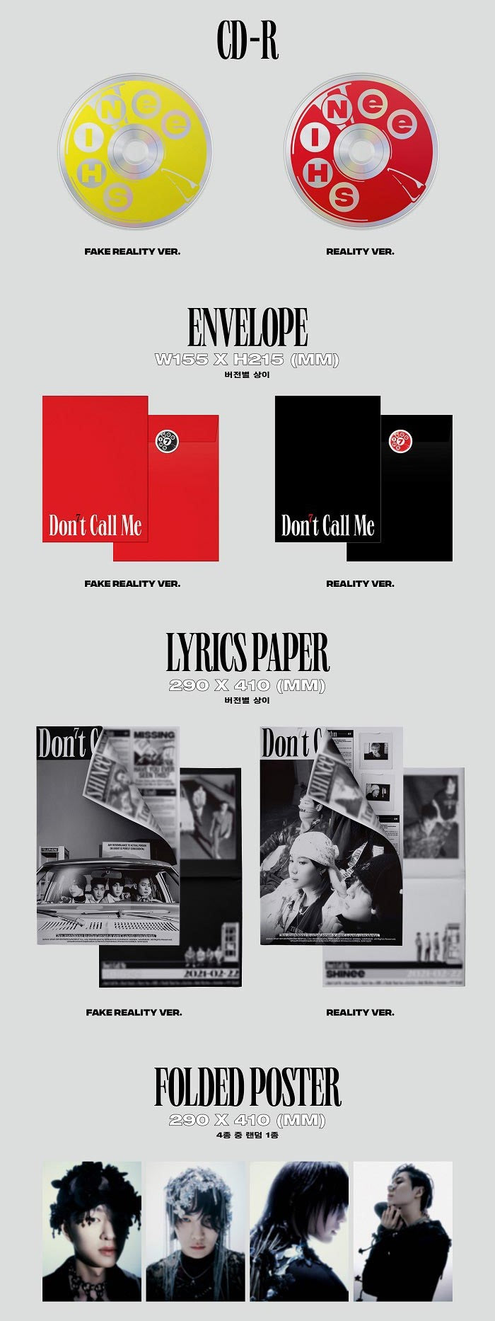 SHINee Album Vol. 7 - Don’t Call Me (Photobook Ver.) (Random)