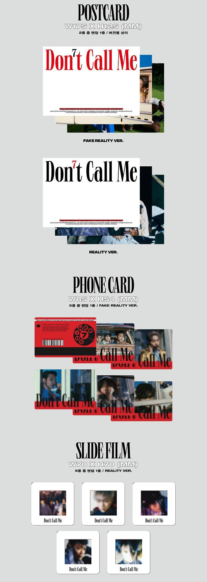 SHINee Album Vol. 7 - Don’t Call Me (Photobook Ver.) (Random)