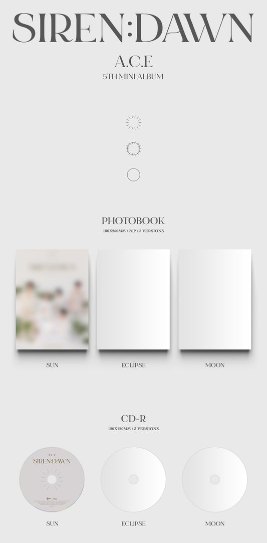 A.C.E Mini Album Vol. 5 - SIREN : DAWN (Random)