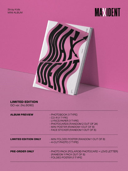 [PRE-OWNED] Stray Kids Mini Album - MAXIDENT (GO Ver.) (Limited Edition)