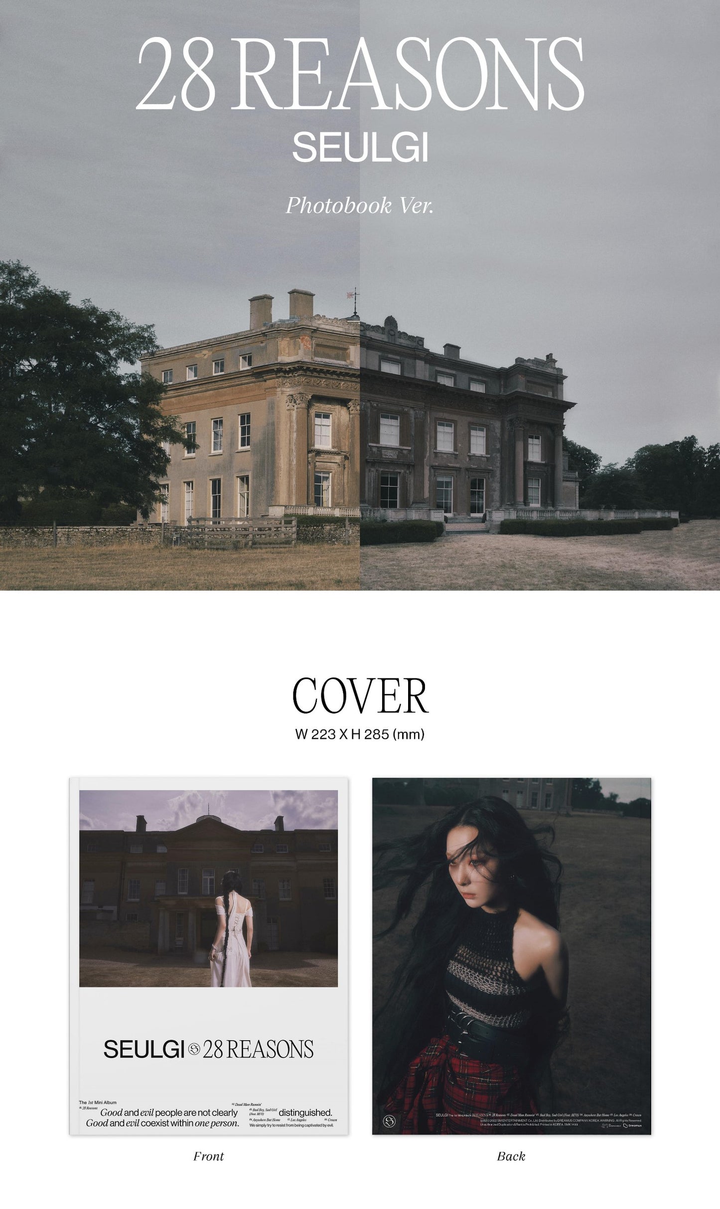 SEULGI Mini Album Vol. 1 - 28 Reasons (Photo Book Ver.) (Random)