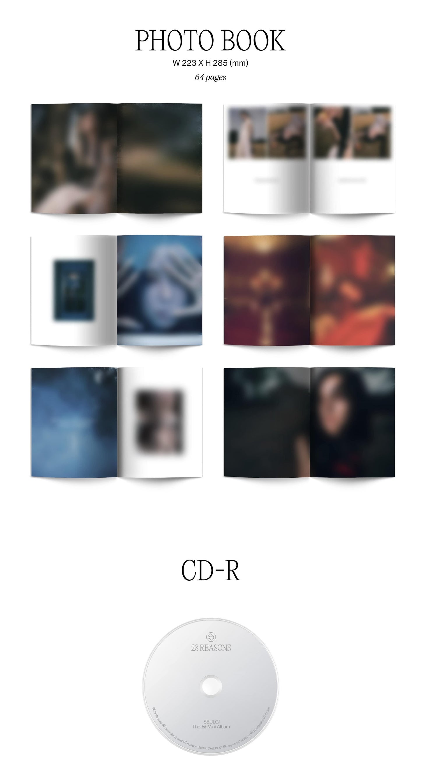 SEULGI Mini Album Vol. 1 - 28 Reasons (Photo Book Ver.) (Random)