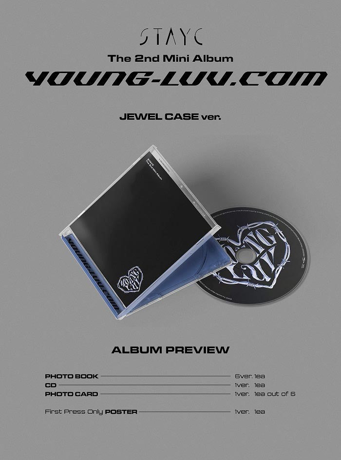 STAYC Mini Album Vol. 2 - YOUNG-LUV.COM (JEWEL CASE Ver.)