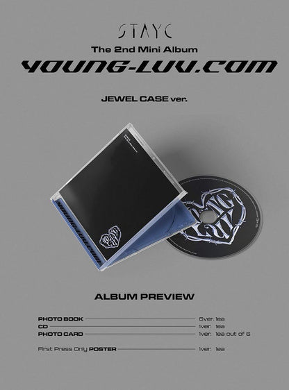 STAYC Mini Album Vol. 2 - YOUNG-LUV.COM (JEWEL CASE Ver.)