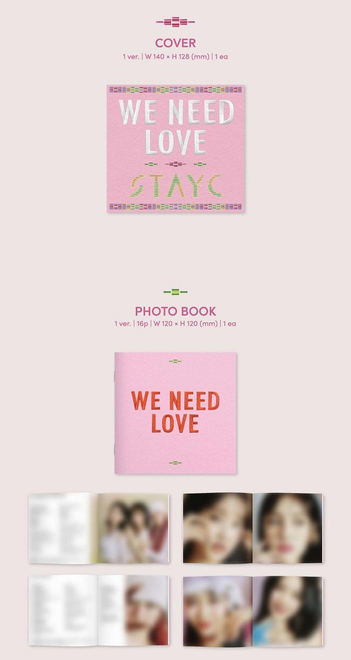 STAYC Single Album Vol. 3 - WE NEED LOVE (Digipack Ver.) (Limited Edition)