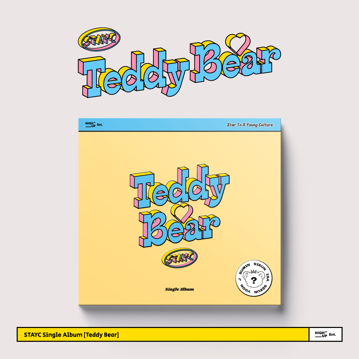 STAYC Single Album Vol. 4 - Teddy Bear (Digipack Ver.) (Random)