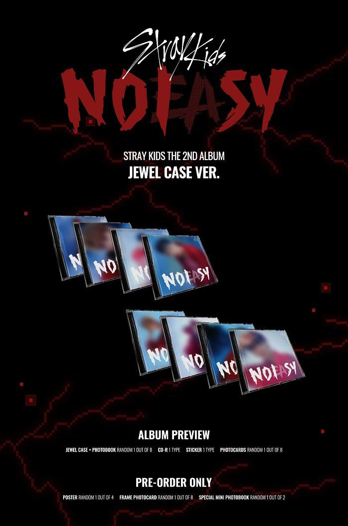 Stray Kids Album Vol. 2 - NOEASY (Jewel Case Ver.) (Random)