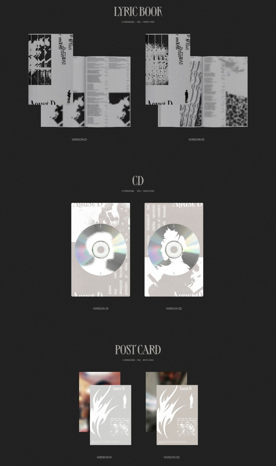 SUGA (Agust D) - D-DAY (Random)