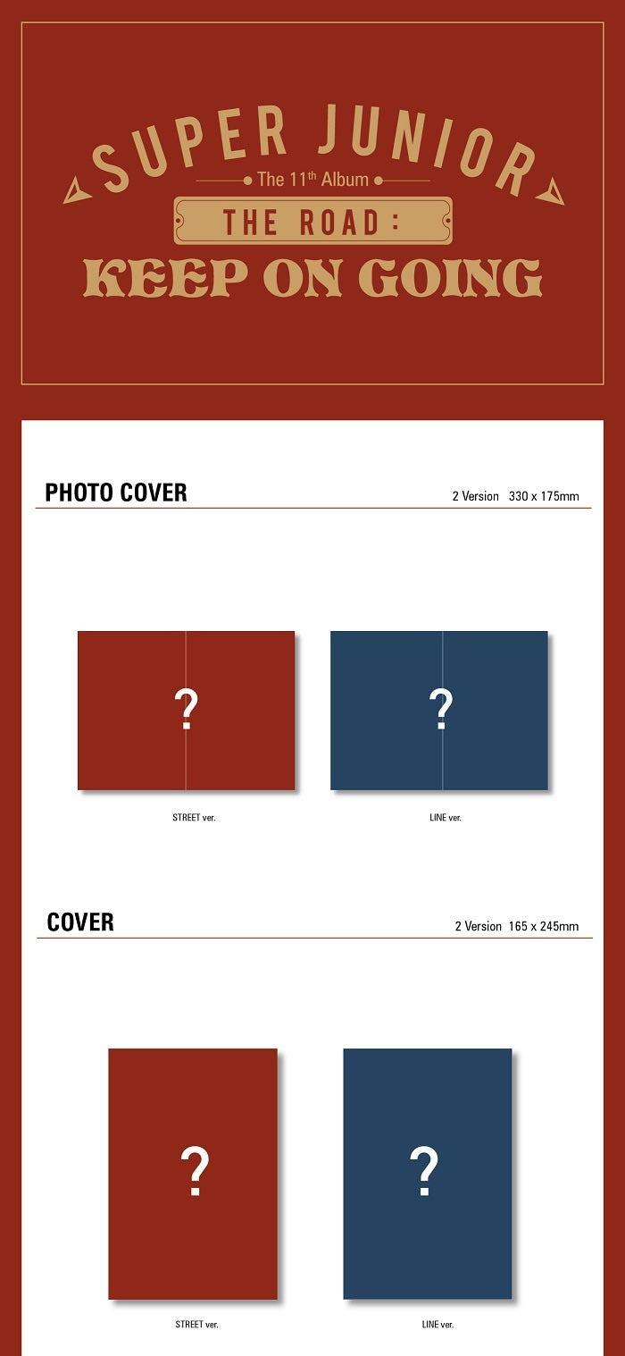 Super Junior Album Vol. 11 - The Road : Keep on Going (Random)