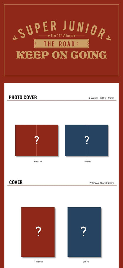 Super Junior Album Vol. 11 - The Road : Keep on Going (Random)