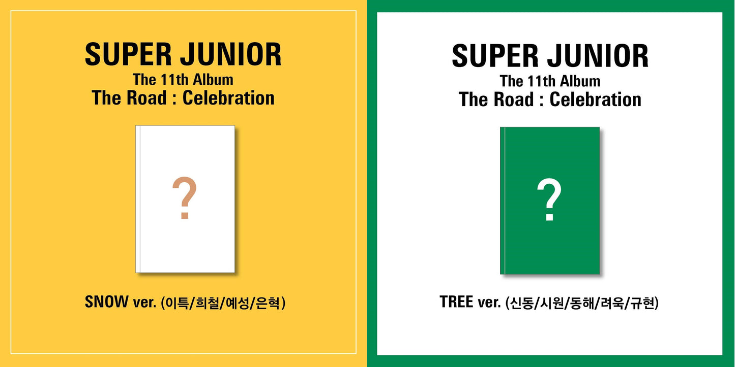 Super Junior Album Vol. 11 (Vol.2) - The Road  Celebration (Random.)