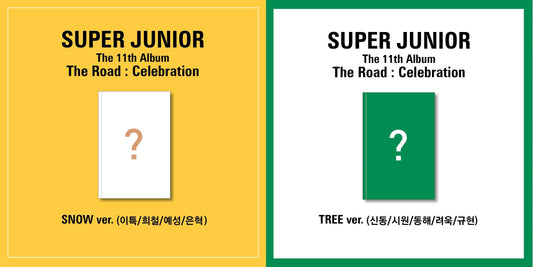 Super Junior Album Vol. 11 (Vol.2) - The Road  Celebration (Random.)