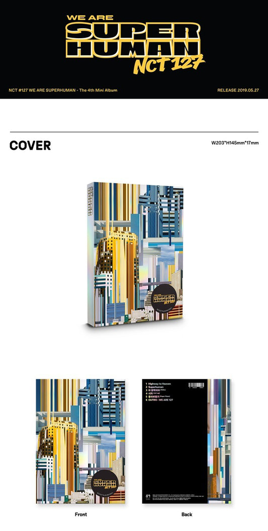 NCT 127 Mini Album Vol. 4 - NCT 127 WE ARE SUPERHUMAN [Reprint]