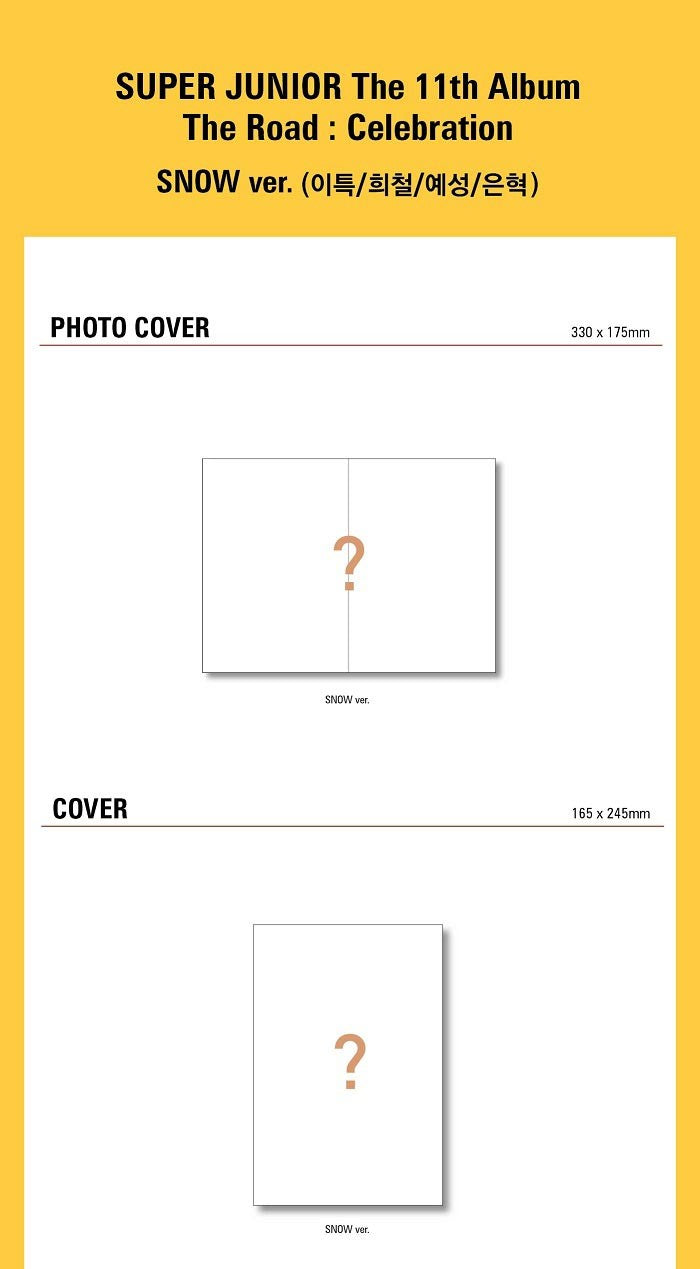 Super Junior Album Vol. 11 (Vol.2) - The Road  Celebration (Random.)