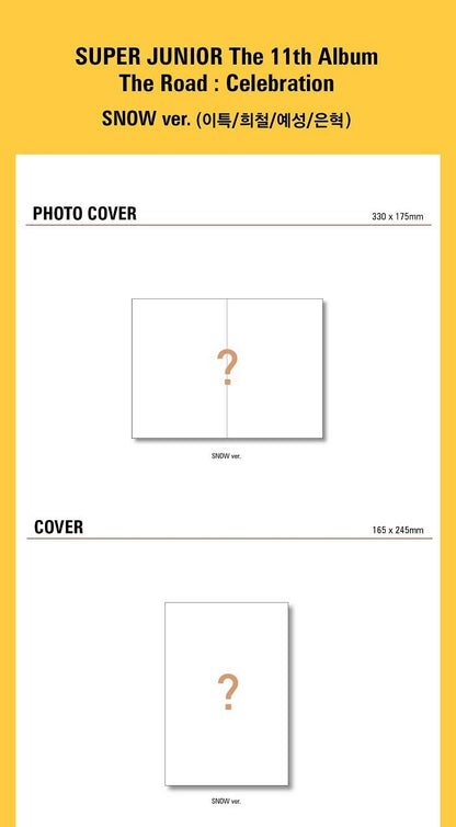 Super Junior Album Vol. 11 (Vol.2) - The Road  Celebration (Random.)