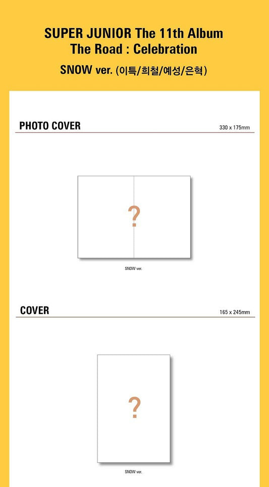 Super Junior Album Vol. 11 (Vol.2) - The Road  Celebration (Random.)